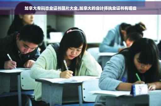 加拿大专科毕业证书图片大全,加拿大的会计师执业证书有哪些