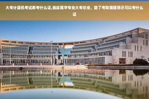 大专计算机考试都考什么证,临床医学专业大专毕业，除了考助理医师还可以考什么证