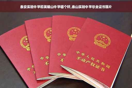 泰安实验中学和英雄山中学哪个好,泰山实验中学毕业证书图片