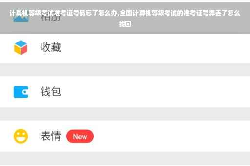 计算机等级考试准考证号码忘了怎么办,全国计算机等级考试的准考证号弄丢了怎么找回
