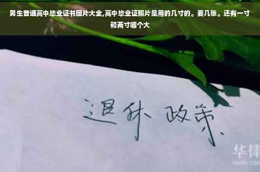 男生普通高中毕业证书图片大全,高中毕业证照片是用的几寸的。要几张。还有一寸和两寸哪个大