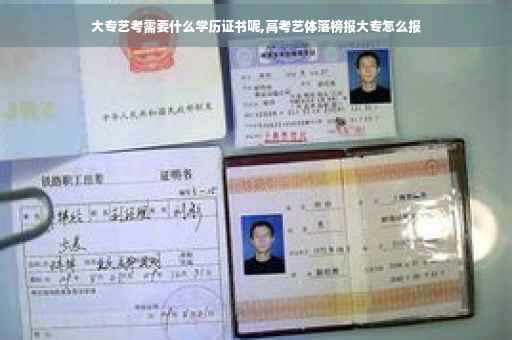 大专艺考需要什么学历证书呢,高考艺体落榜报大专怎么报