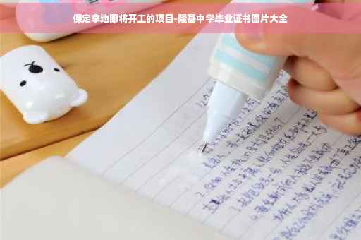 保定拿地即将开工的项目-隆基中学毕业证书图片大全