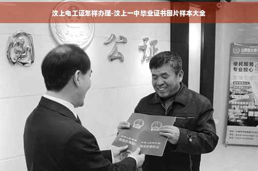 汶上电工证怎样办理-汶上一中毕业证书图片样本大全