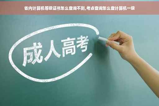 省内计算机等级证书怎么查询不到,考点查询怎么查计算机一级
