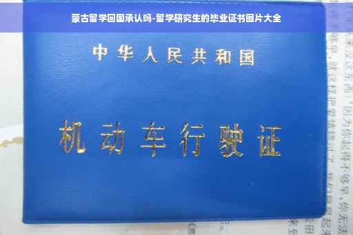 蒙古留学回国承认吗-留学研究生的毕业证书图片大全