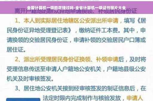 全国计算机一级能花钱过吗-全省计算机一级证书图片大全