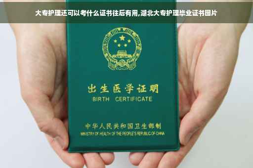 大专护理还可以考什么证书往后有用,湖北大专护理毕业证书图片