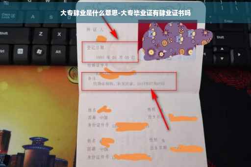 大专肄业是什么意思-大专毕业证有肆业证书吗