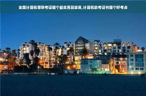 全国计算机等级考证哪个最实用且容易,计算机软考证书哪个好考点