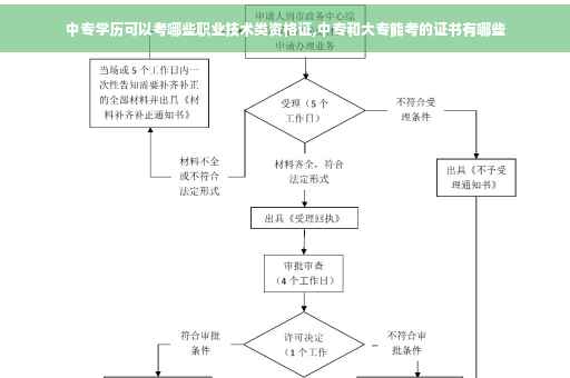 中专学历可以考哪些职业技术类资格证,中专和大专能考的证书有哪些
