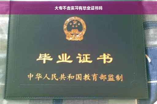 大专不去实习有毕业证书吗