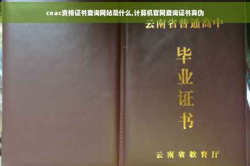 ceac资格证书查询网站是什么,计算机官网查询证书真伪