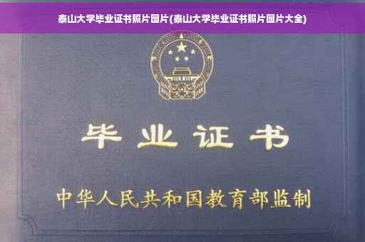 泰山大学毕业证书照片图片(泰山大学毕业证书照片图片大全)