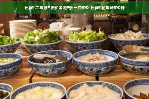 计算机二级报名费和考试费用一共多少-计算机初级证多少钱