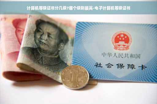 计算机等级证书分几级?哪个级别最高-电子计算机等级证书