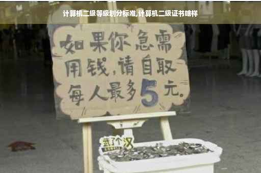 计算机二级等级划分标准,计算机二级证书啥样
