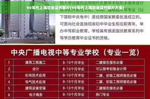 90年代上海毕业证书图片(90年代上海毕业证书图片大全)