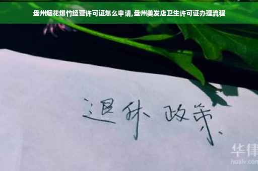 盘州烟花爆竹经营许可证怎么申请,盘州美发店卫生许可证办理流程