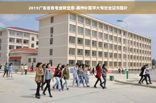 2019广东省各专业就业率-惠州中医学大专毕业证书图片