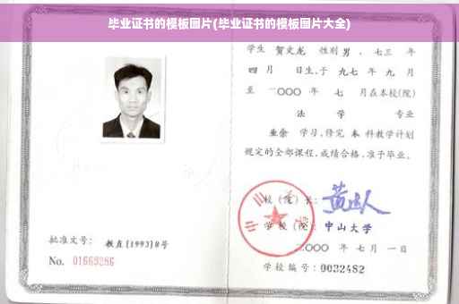 毕业证书的模板图片(毕业证书的模板图片大全)