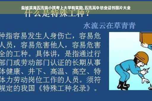 盐城滨海五汛镇小孩考上大学有奖励,五汛高中毕业证书图片大全