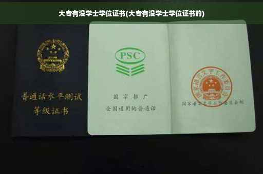 大专有没学士学位证书(大专有没学士学位证书的)