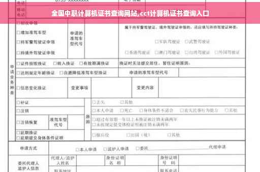 全国中职计算机证书查询网站,cct计算机证书查询入口