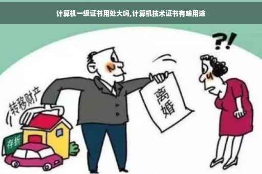 计算机一级证书用处大吗,计算机技术证书有啥用途