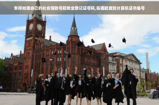 怎样知道自已的社会保险号和就业登记证号码,在哪能查到计算机证书编号