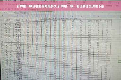 计算机一级证书的期限是多久,计算机一级，的证书什么时候下来