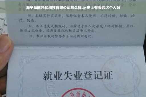 海宁晶威光伏科技有限公司怎么样,历史上有姜若这个人吗