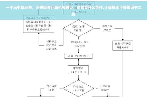 一个高中毕业生，要是想考计算机等级证，都需要什么条件,计算机水平等级证书工资