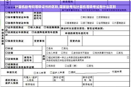 计算机软考和等级证书的区别,国家软考与计算机等级考试有什么区别