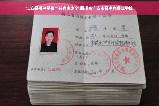 江安县初中学校一共有多少个,四川省广安市高中有哪些学校