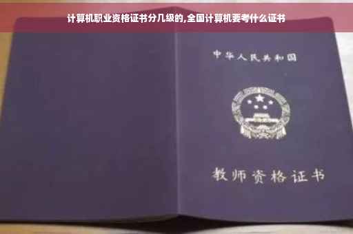 计算机职业资格证书分几级的,全国计算机要考什么证书