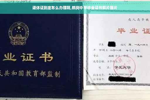 退休证到底怎么办理啊,鹤岗中学毕业证书照片图片