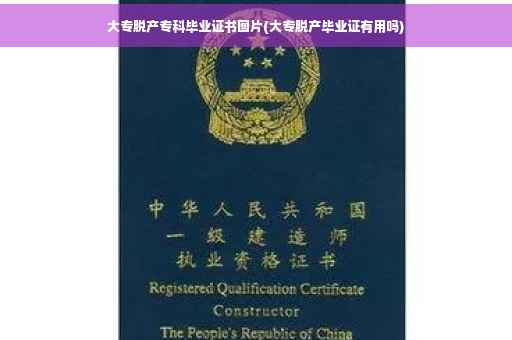 大专脱产专科毕业证书图片(大专脱产毕业证有用吗)