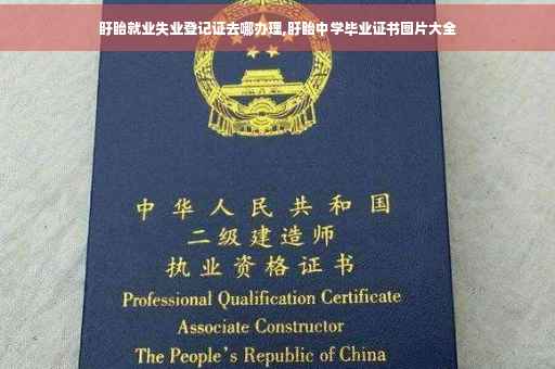 盱眙就业失业登记证去哪办理,盱眙中学毕业证书图片大全