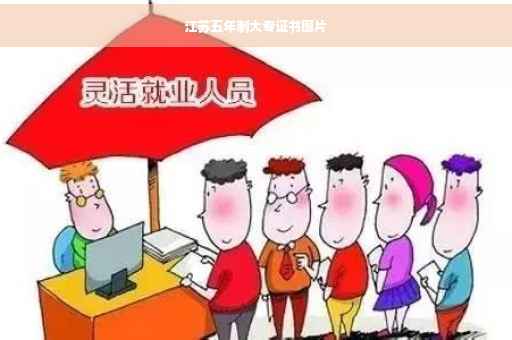 江苏五年制大专证书图片