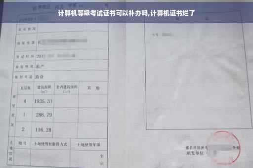 计算机等级考试证书可以补办吗,计算机证书烂了 计算机等级考试证书可以补办吗,计算机证书烂了