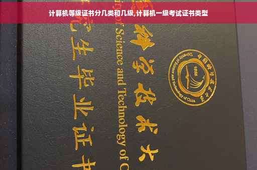 计算机等级证书分几类和几级,计算机一级考试证书类型