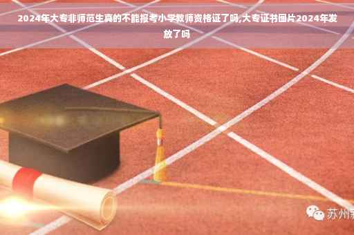 2024年大专非师范生真的不能报考小学教师资格证了吗,大专证书图片2024年发放了吗