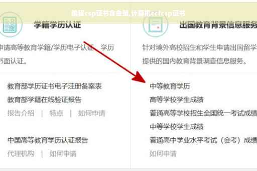 编程csp证书含金量,计算机ccfcsp证书