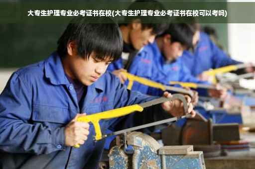 大专生护理专业必考证书在校(大专生护理专业必考证书在校可以考吗)