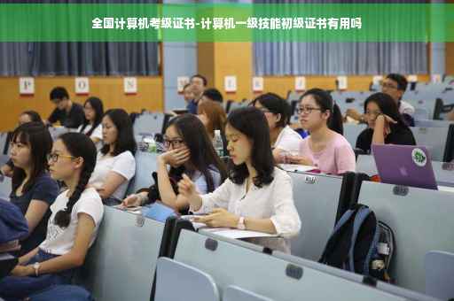 全国计算机考级证书-计算机一级技能初级证书有用吗