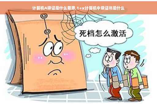 计算机A级证是什么意思,1+x计算机中级证书是什么