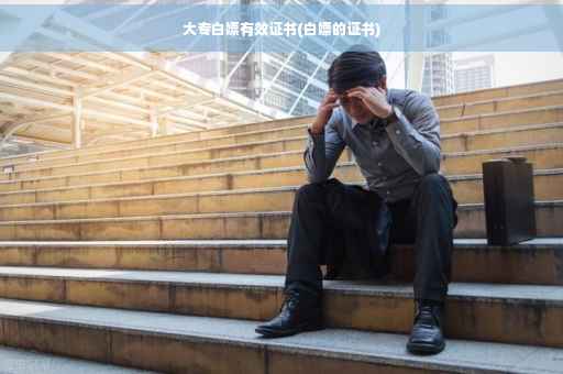 大专白嫖有效证书(白嫖的证书) 大专白嫖有效证书(白嫖的证书)