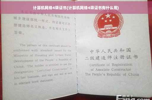 计算机网络4级证书(计算机网络4级证书有什么用)