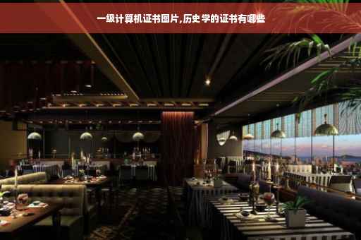 一级计算机证书图片,历史学的证书有哪些